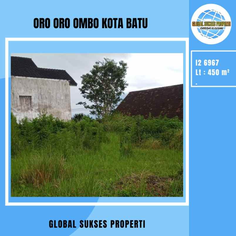 dijual tanah oro oro ombo