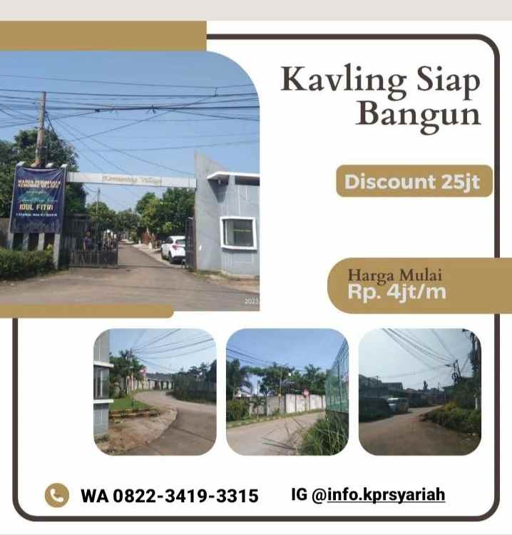 dijual tanah pamulang