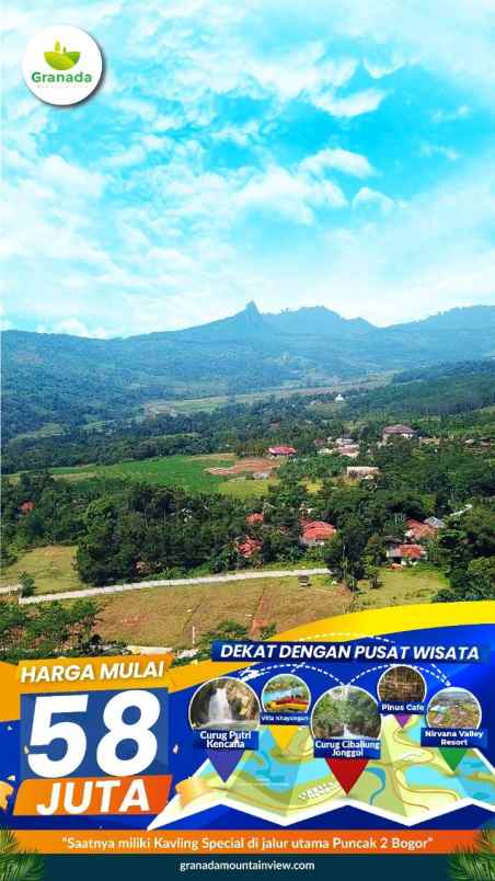 dijual tanah sukamakmur