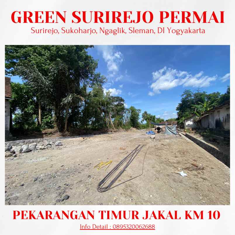 dijual tanah surirejo sukoharjo ngaglik