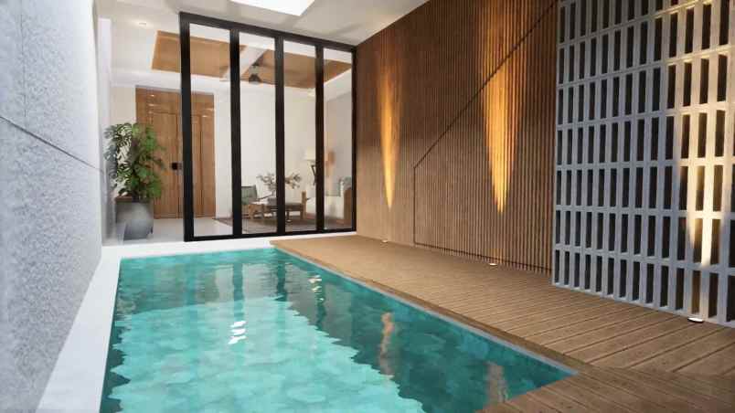 dijual villa 2 lantai full furnished dekat ke canggu