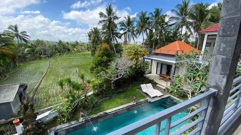 dijual villa jalan sebatu ubud gianyar bali