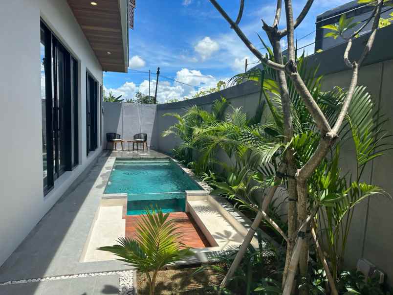 dijual villa lantai 2 view sawah canggu