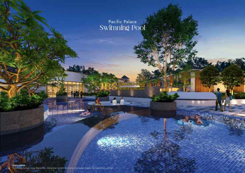 dijual villa pacific palace jalan besar