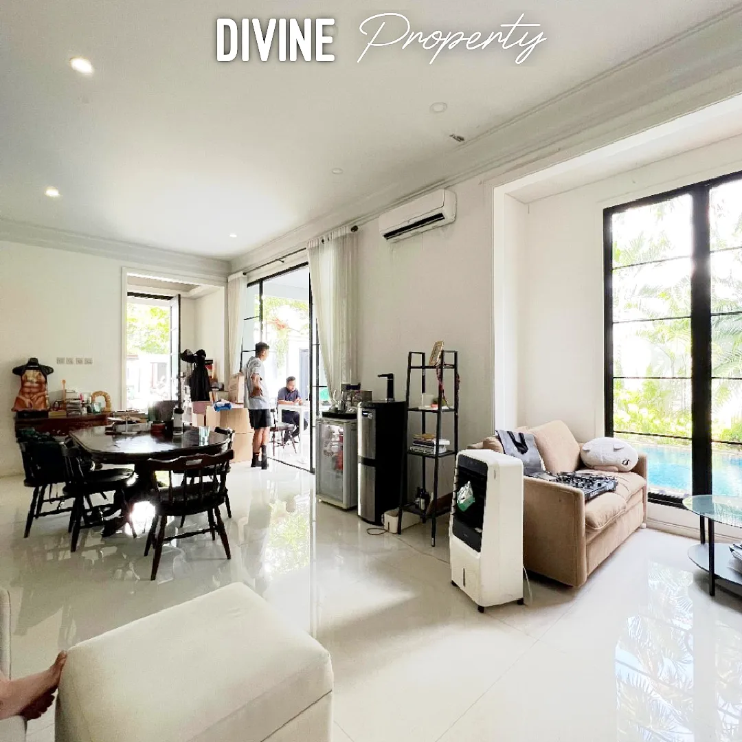 french style townhouse at kemang with swimming pool