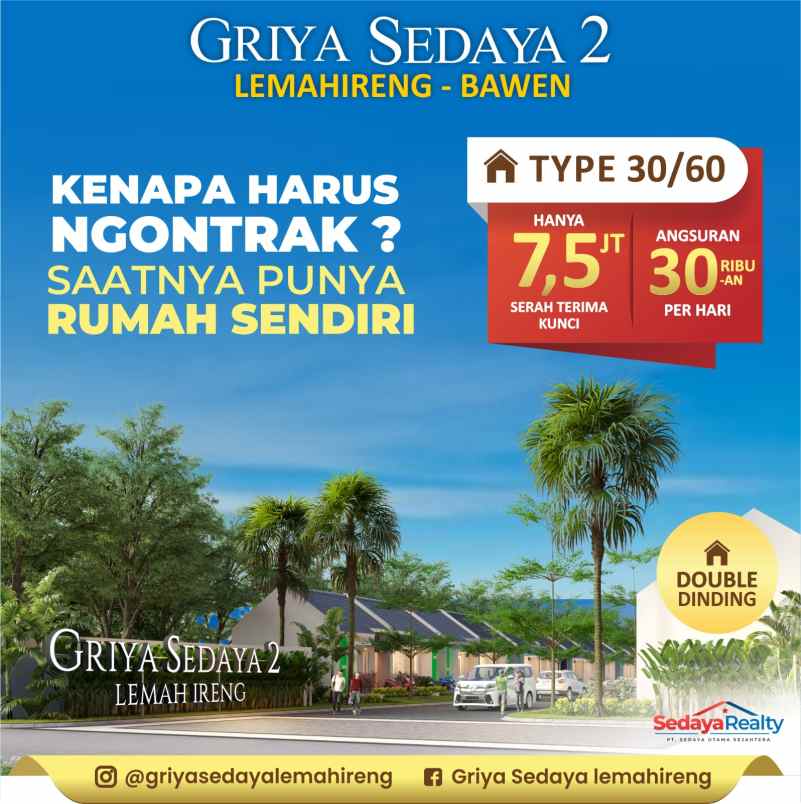 griya sedaya 2 perumahan subsidi terbaik