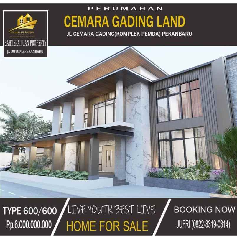 hunian clasic modern di komplek pemda pekanbaru