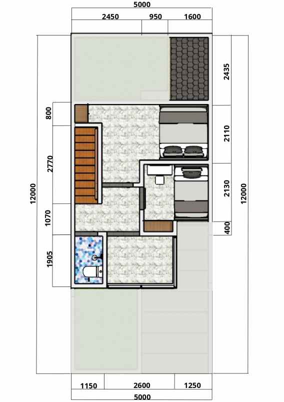 hunian nyaman 500 jutaan 2 lantai area serpong