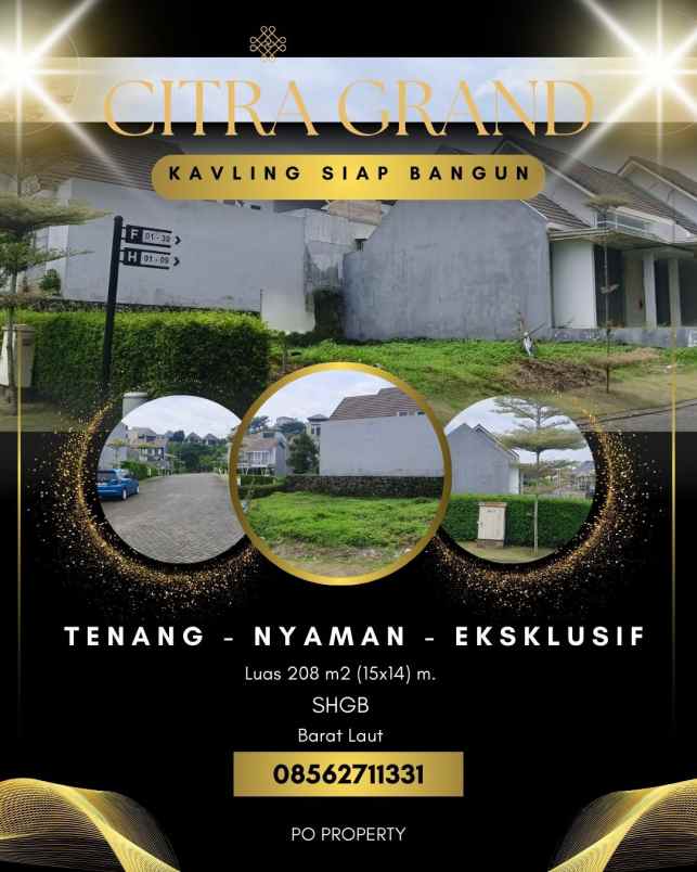 kavling hook 2 muka citra grand sambiroto tembalang