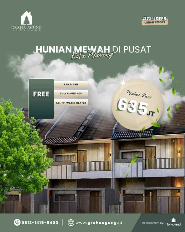 kostel malang 8 kamar dekat ub siap kontrak