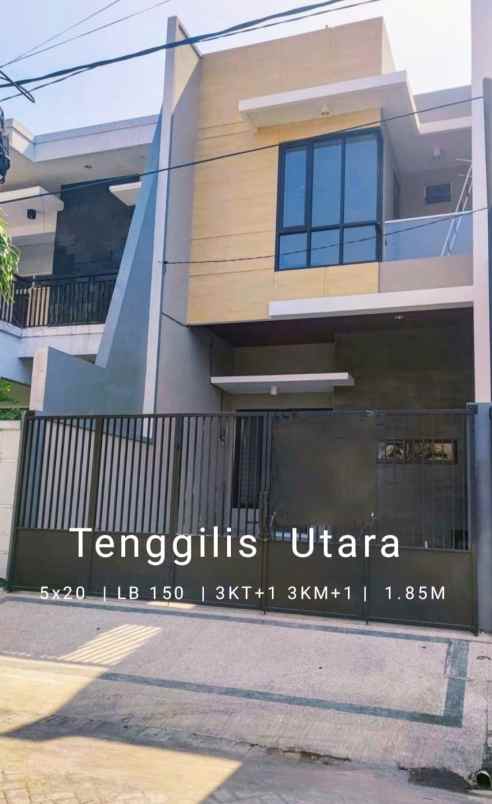 new minimalis tenggilis 2 lantai dekat ubaya jemursari