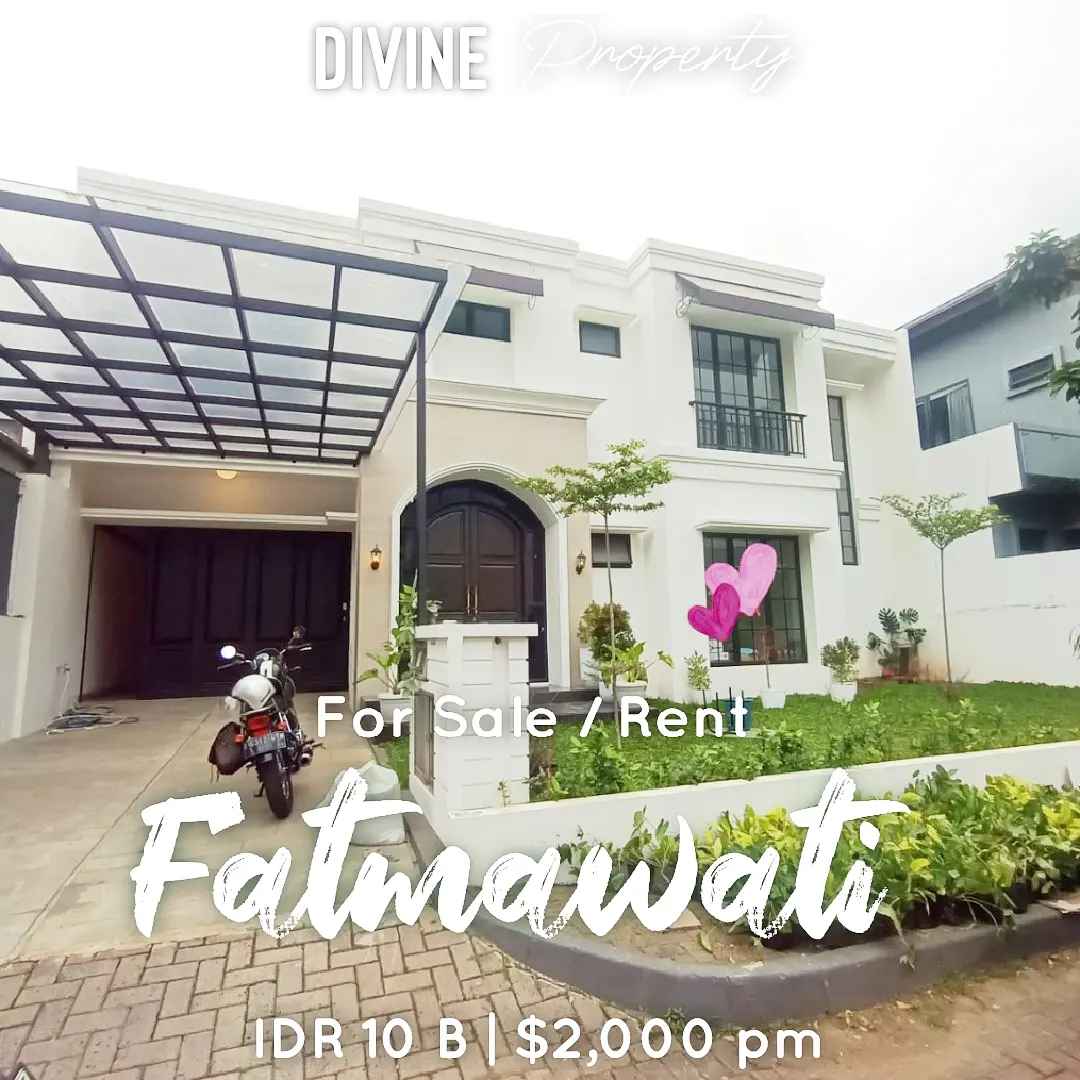 new renovated house at fatmawati inside complex