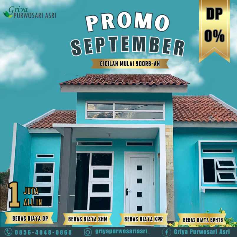 promo september rumah murah wonogiri