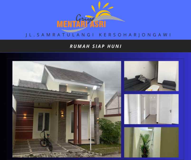 rumah 1 lantai ngawi siap di tempati