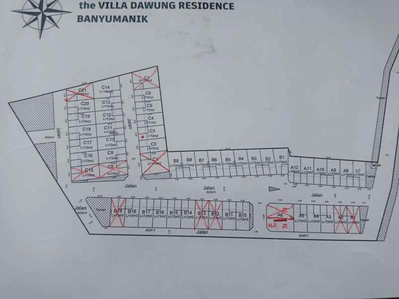 rumah 2 lantai banyumanik dekat jalan raya