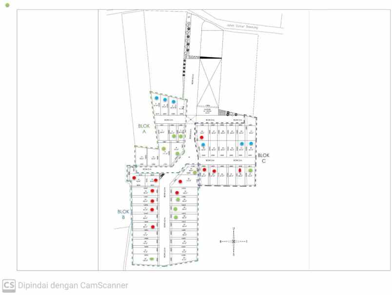 rumah 2 lantai dalam cluster mampang