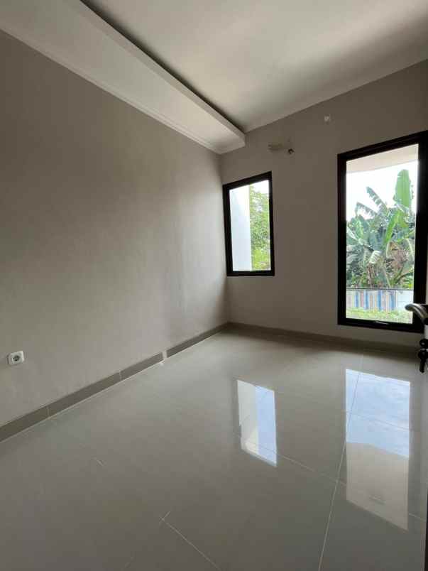 rumah 2 lantai dengan desain aesthetic di pondok aren