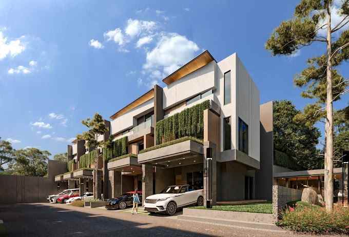 rumah baru 3 lantai dalam townhouse pondok indah