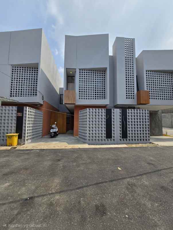 rumah baru dalam mini cluster di pondok kelapa jaktim