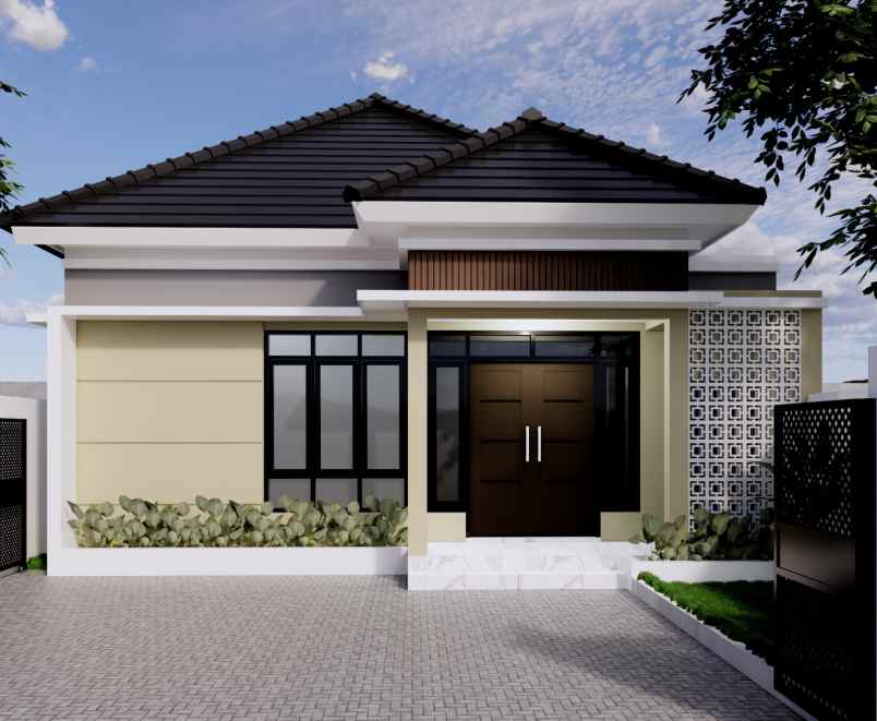 rumah baru proses finishing dekat polsek godean sleman