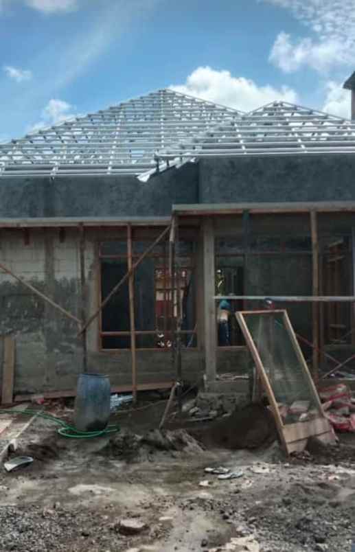 rumah baru proses finishing dekat polsek godean sleman