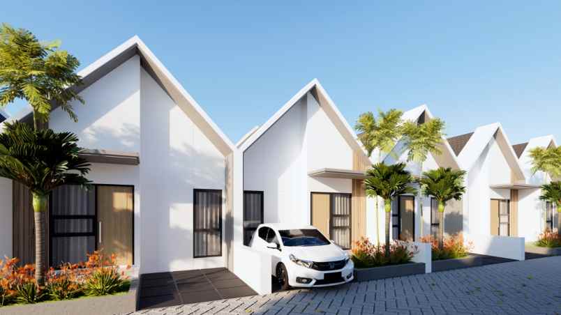 rumah cantik modern akses jalan lebar