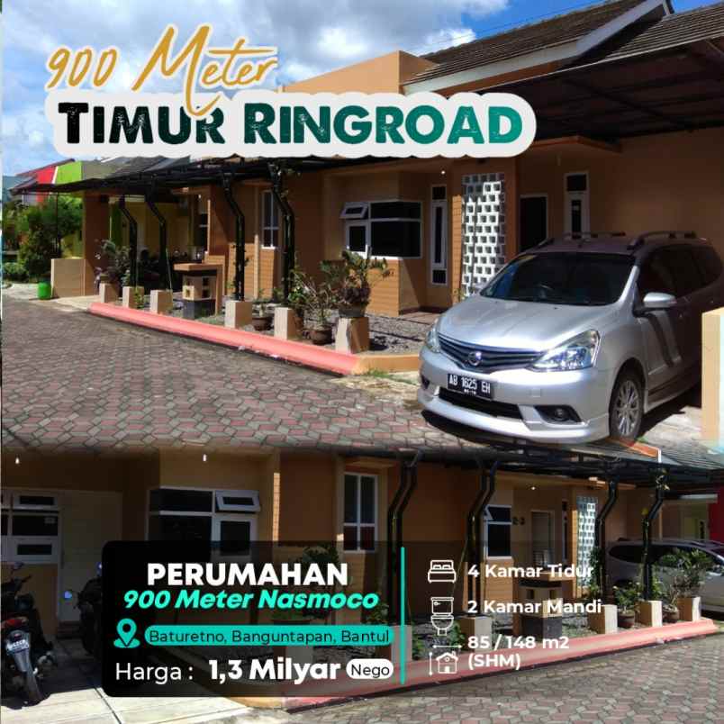 rumah dalam komplek 900 timur nasmoco ringoroad timur