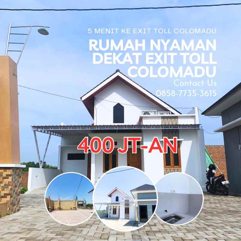 rumah dekat exit toll colomadu