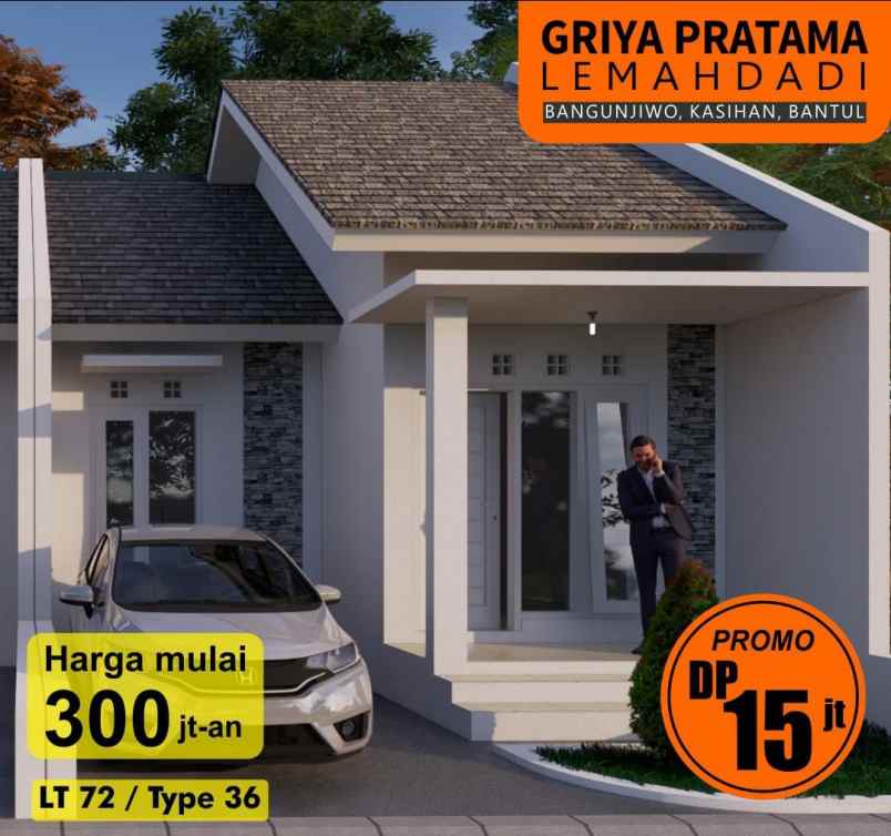 rumah di selatan umy kpr sampai 30 tahun 300 jutaan