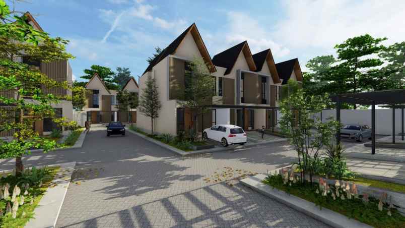 rumah dijual 2 lantai design scandinavian di cibubur