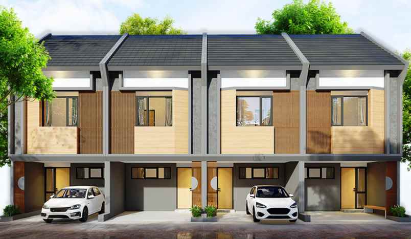 rumah dua lantai dekat jalan raya juanda kota depok