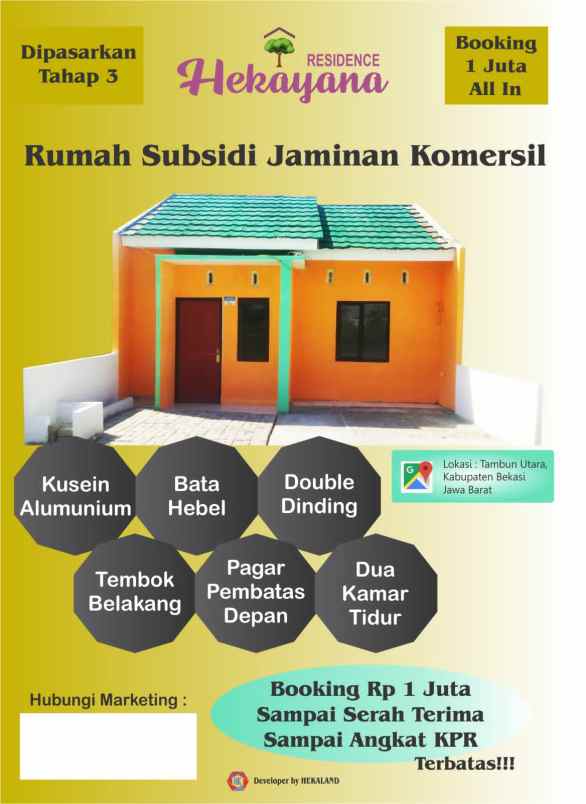 rumah jalan raya srimahi tambun