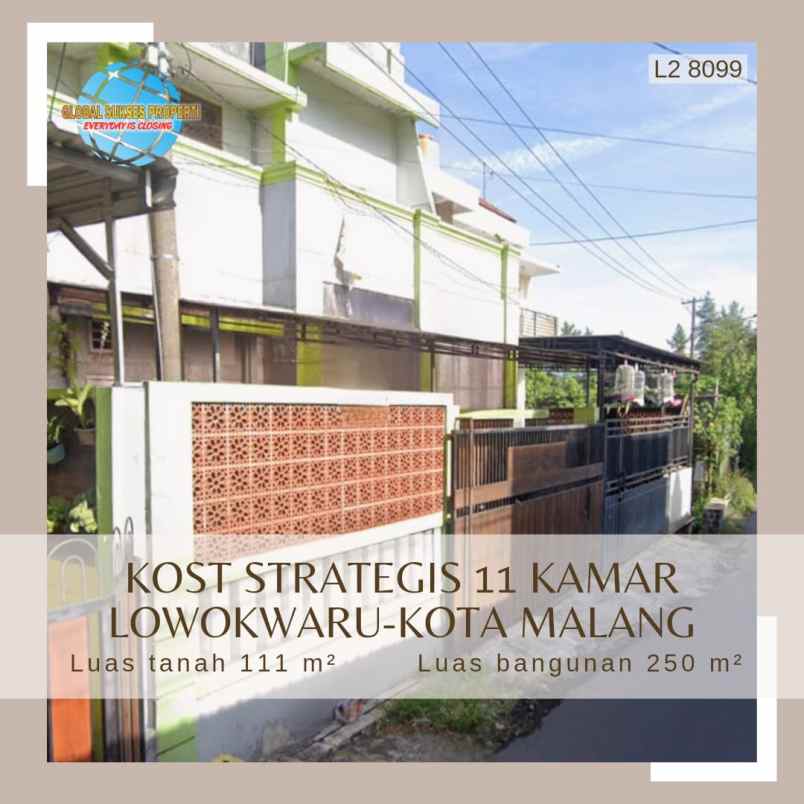 rumah kost strategis murah siap huni di suhat malang