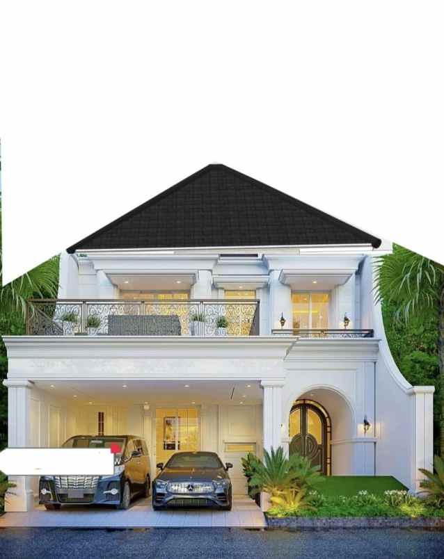 rumah mewah 2 lantai dalam cluster mampang depok