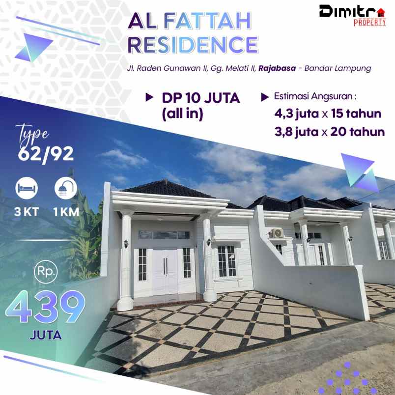 rumah mewah dekat samsat pramuka bandar lampung