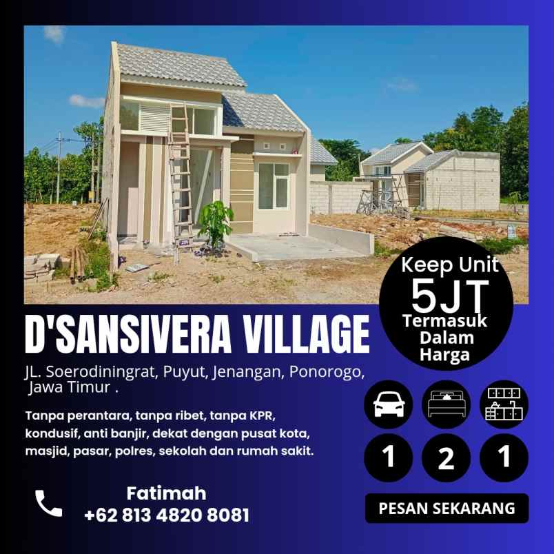 rumah minimalis di kota ponorogo