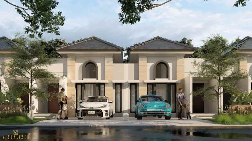 rumah modern 1 lantai 400 juta an di pakisaji