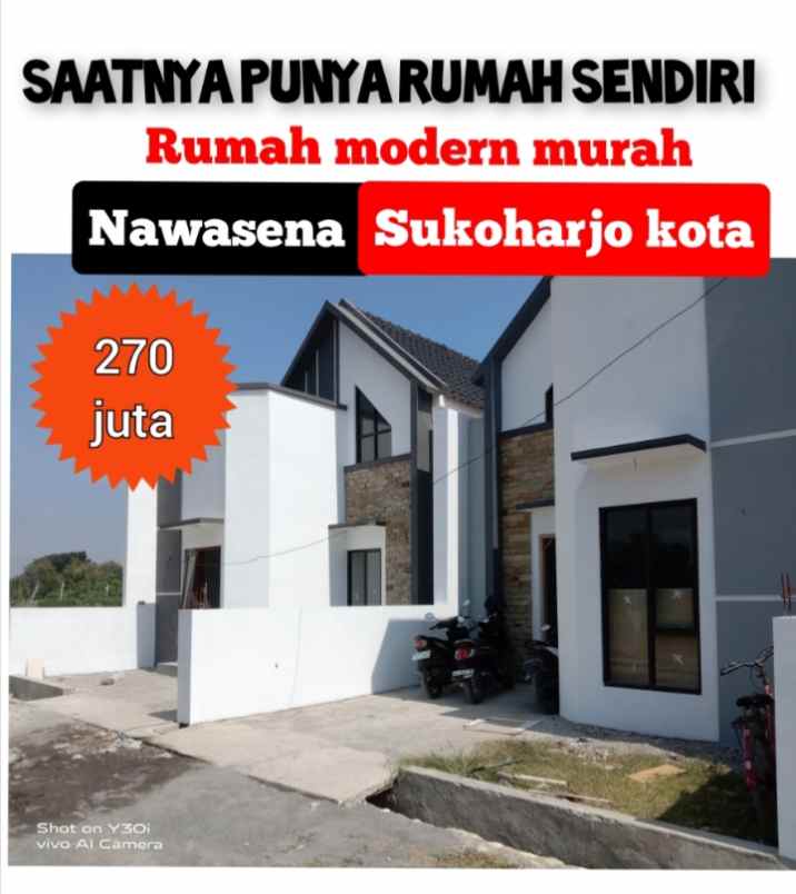 rumah murah dekat gor jombor sukoharjo