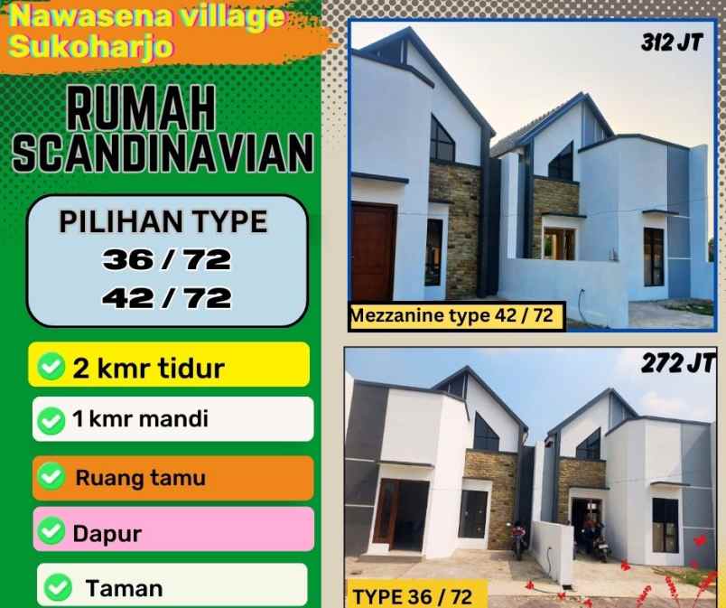 rumah murah dekat gor jombor sukoharjo