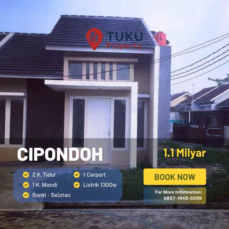 rumah murah di cipondoh harga bawah pasaran