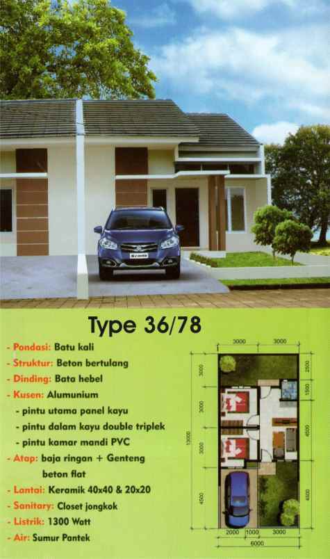 rumah murah dijual dekat jalan raya cikarang cibarusah