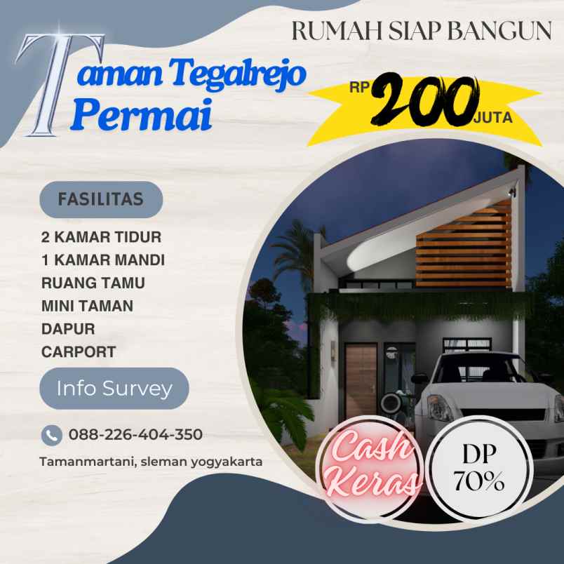 rumah murah jogja 200 jutaan