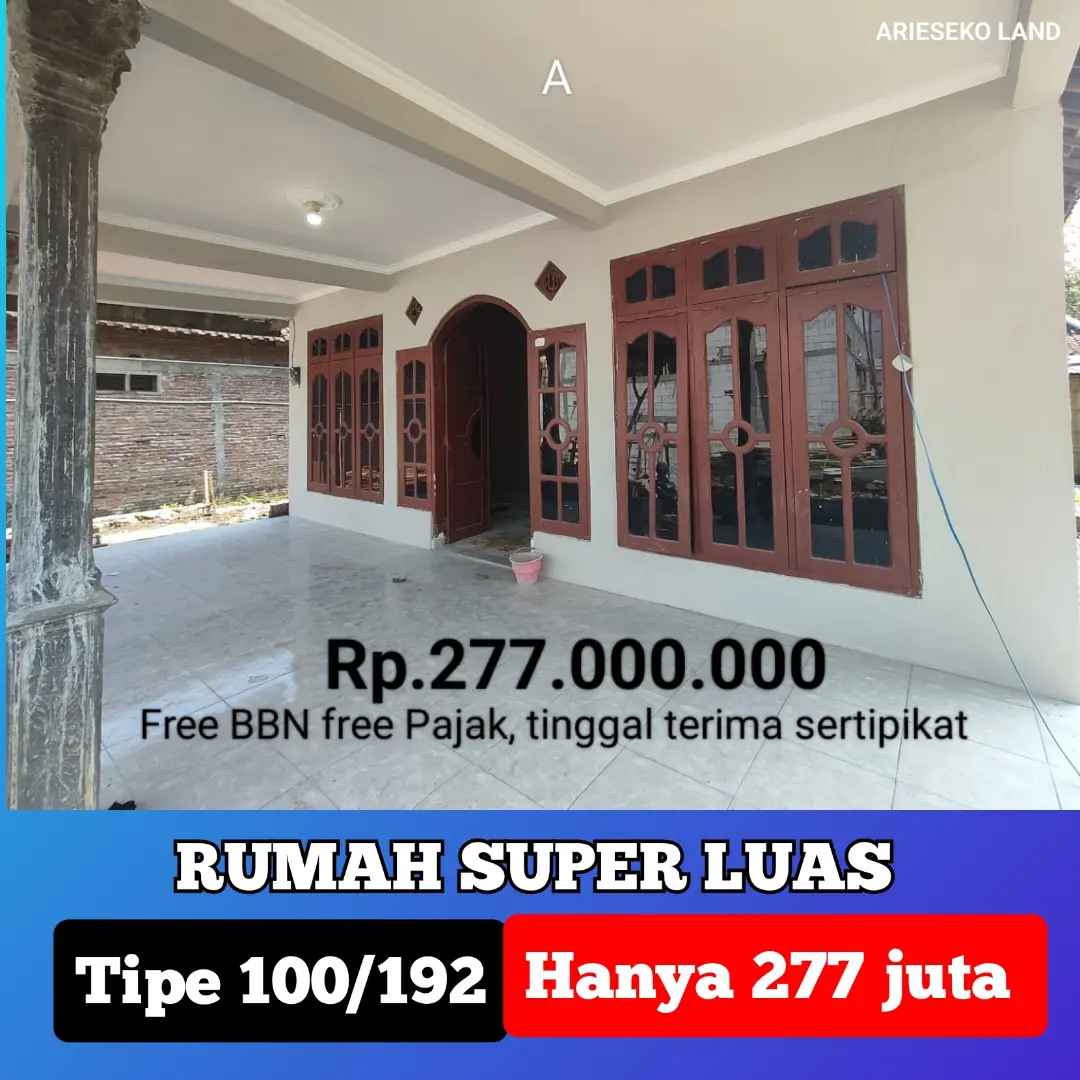 rumah murah timur bogo bulakrejo