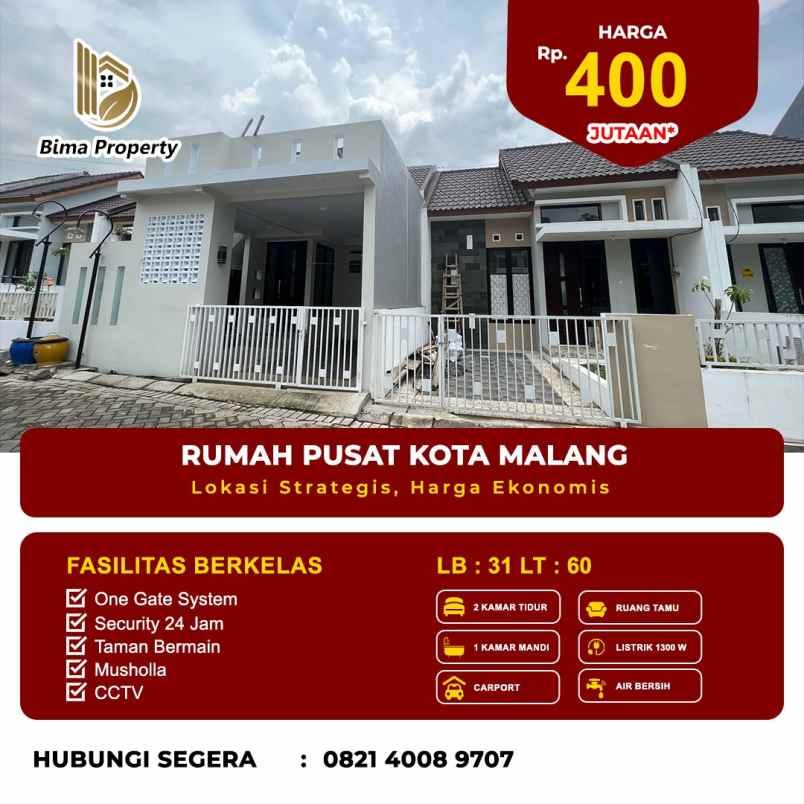 rumah paling murah dekat kampus kota malang