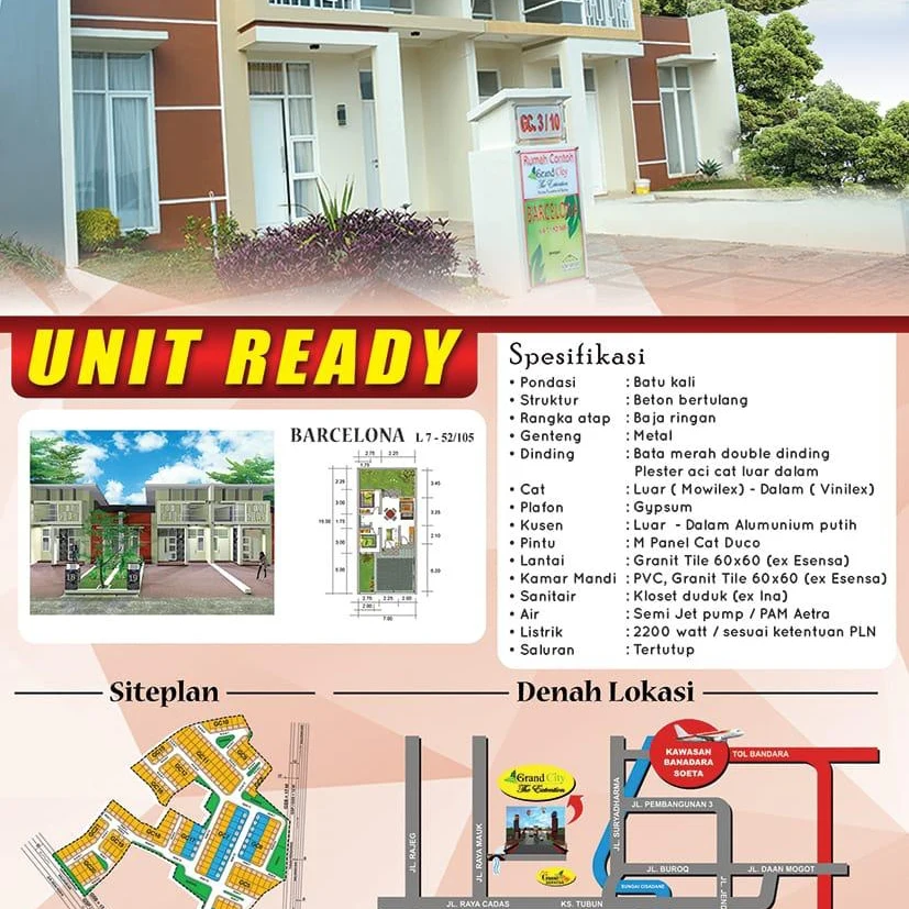 rumah readystock 5juta free dp dan biaya proses