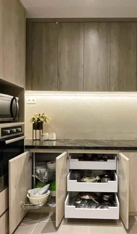 rumah semi furnished di perumahan elite graha natura s