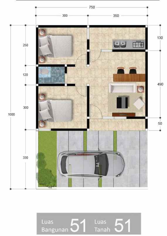 rumah siaphuni depok perbatasan pamulang