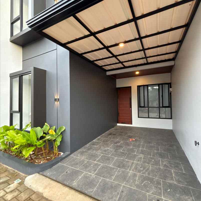 rumah skandinavian modern beji depok dekat tol kukusan