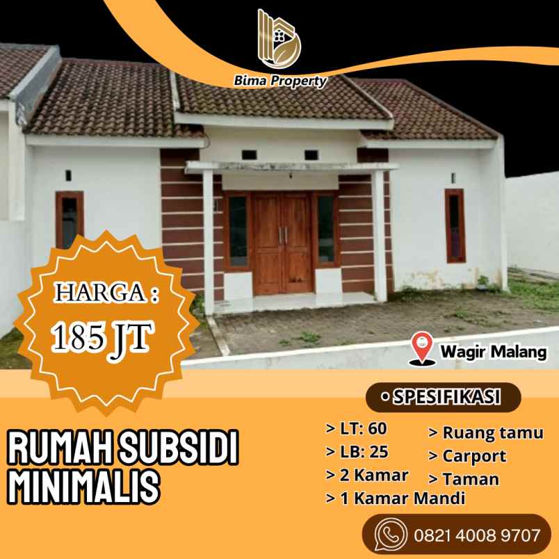 rumah subsidi minimalis dengan harga murah