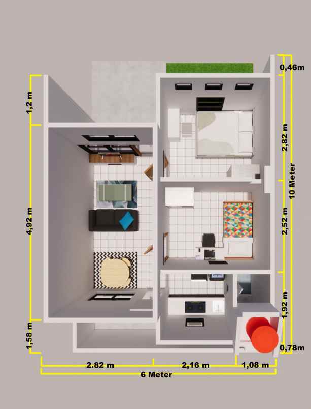 rumah subsidi siap huni cicilan 1jt sudah shm